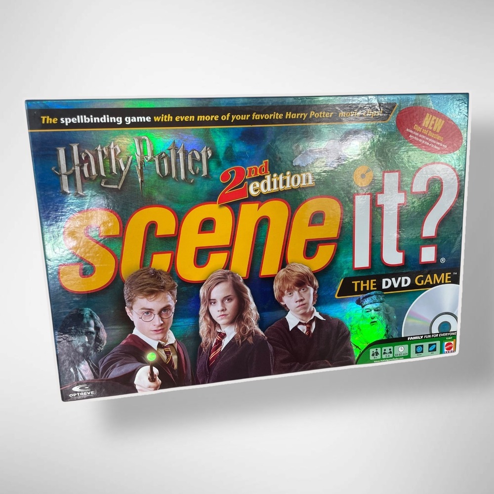 Harry Potter Scene It‎ 2nd Edition DVD Board Game Mattel 2007 K5807 Complete